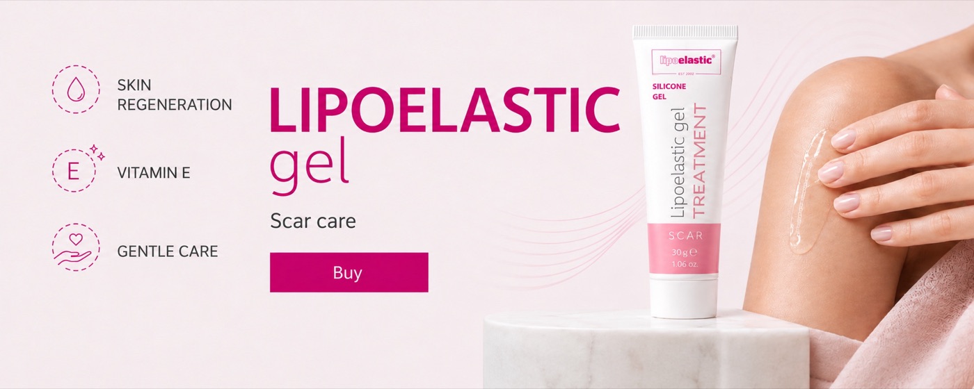 LIPOELASTIC gel — silicone gel for scar care