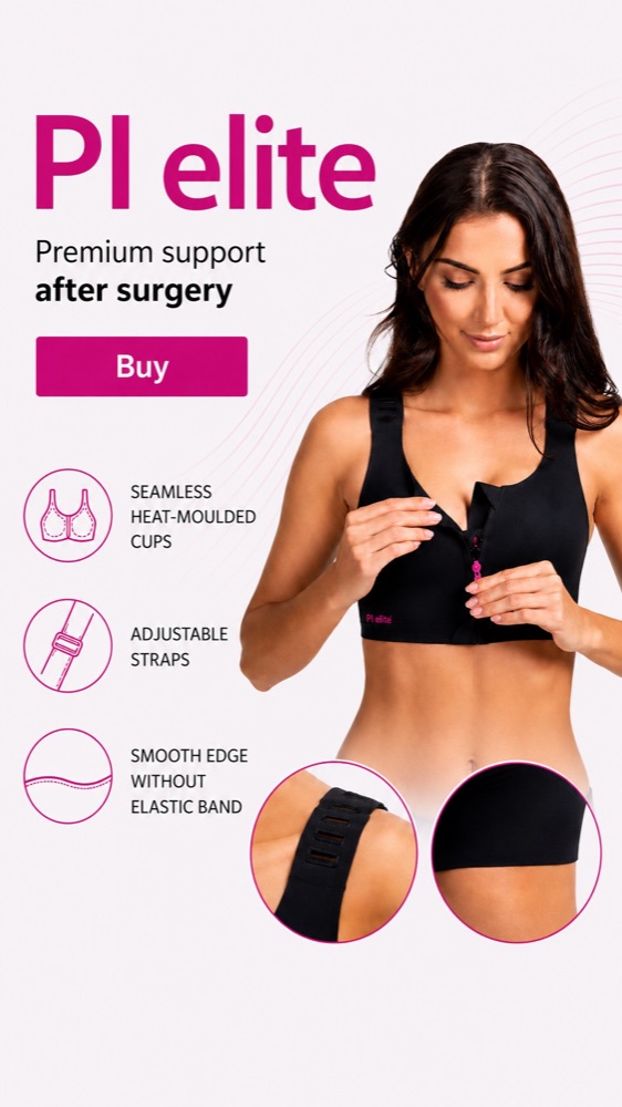 PI elite — post-surgical compression bra